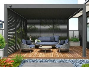 pergola en aluminium