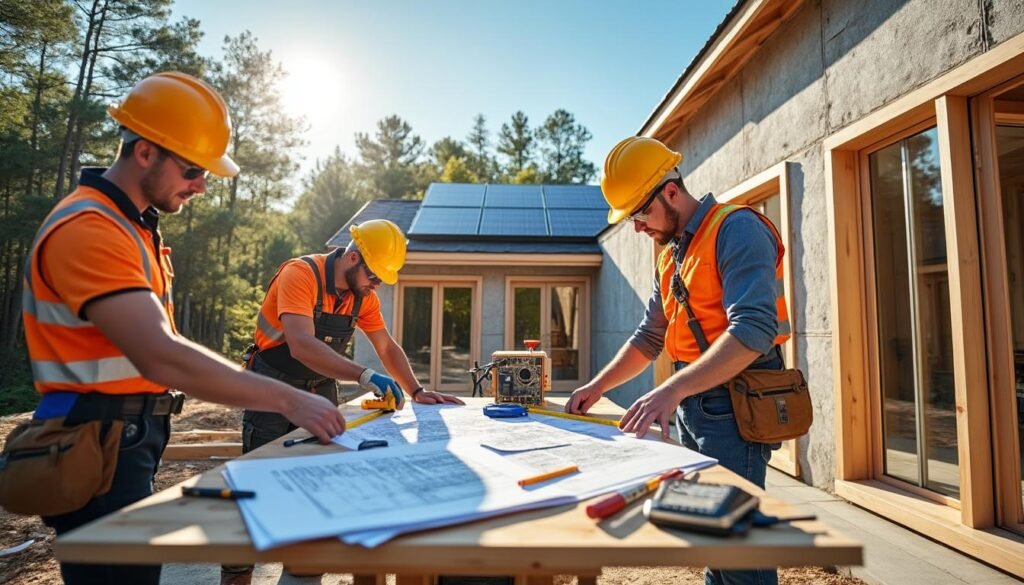 découvrez comment choisir les meilleurs artisans pour garantir la qualité et la performance de votre chantier de maison passive.