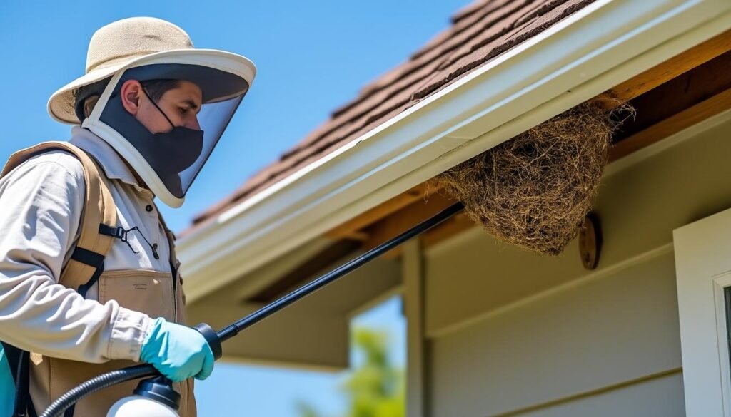 découvrez des méthodes efficaces et sécurisées pour éliminer un nid de guêpes sous votre toit, protéger votre maison et assurer la sécurité de votre famille.