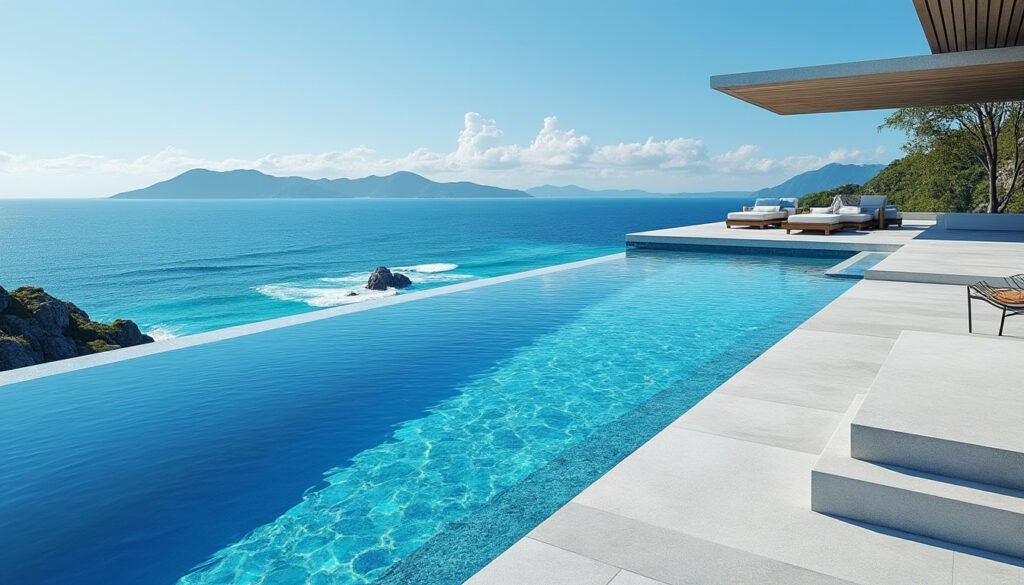 découvrez ce qu'est une piscine à débordement, ses caractéristiques uniques et les prix moyens pour en faire construire une chez vous.