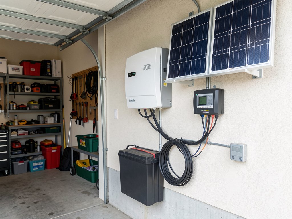 Choisir un onduleur hybride pour un kit plug‑and‑play installé au garage