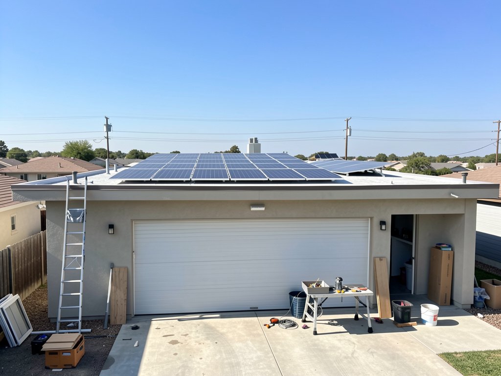 Installer des panneaux solaires sur un garage toit plat : tuto pas à pas pratique
