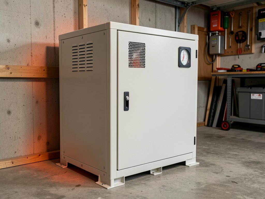 Installer un coffre batterie dans le garage : limiter l'exposition à la chaleur max
